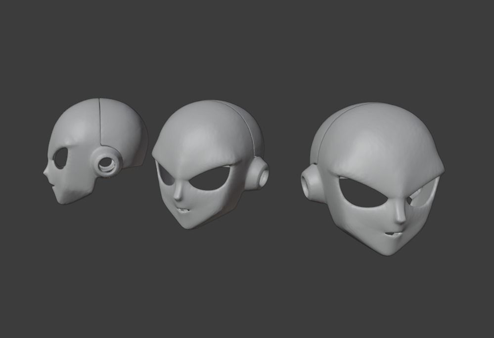 Jiren Helmet Cosplay 3D print model_3
