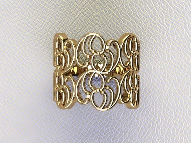 Pipe Ring 3D print model_3