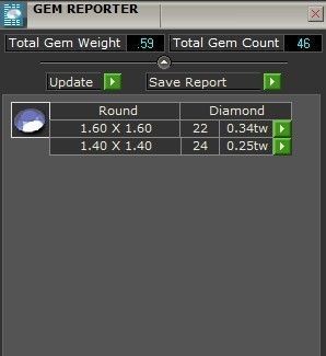 Gallant pink  stone ring 2350 3D print model 3D print model_8