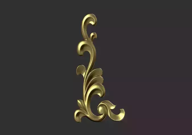 Decorative Scrolls 3d model 3D print model