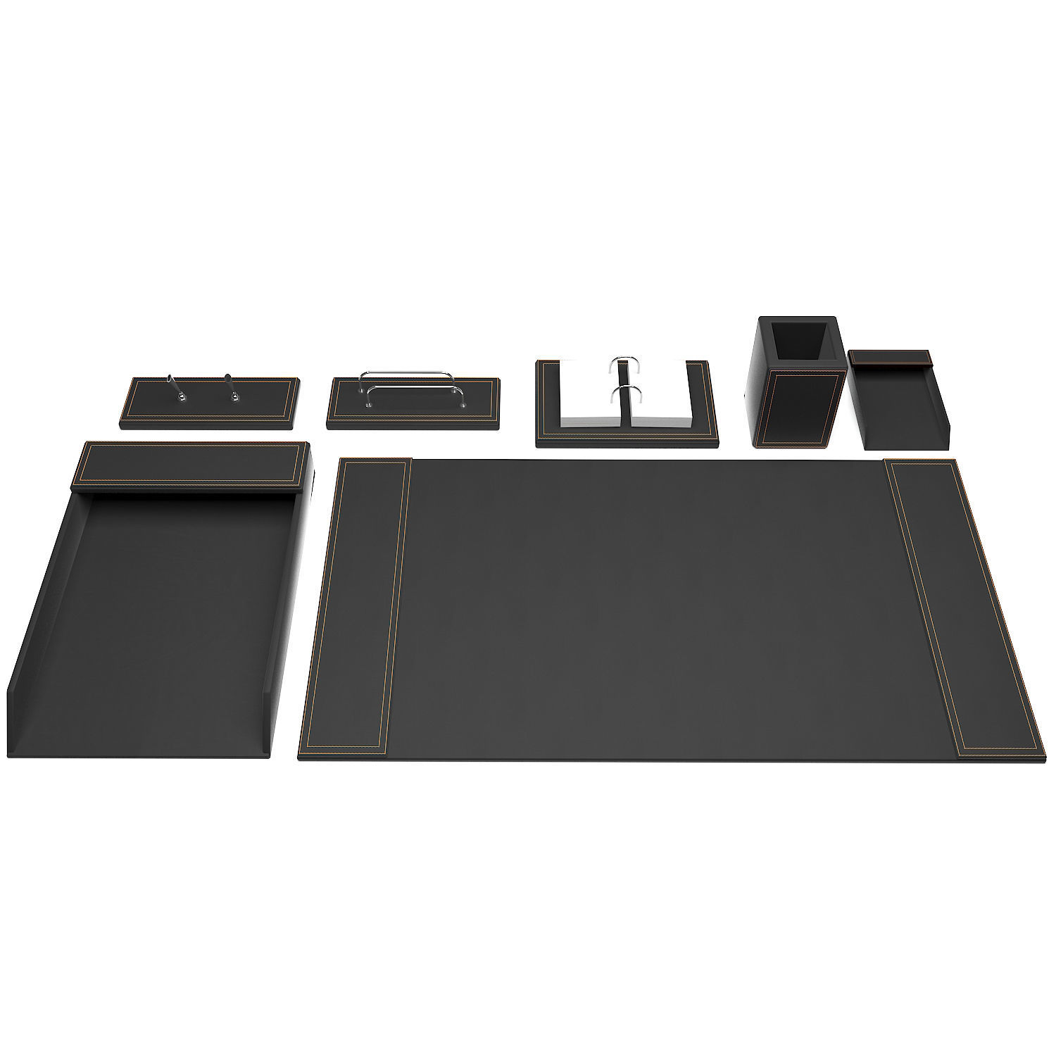 Office accessories 3D model_2