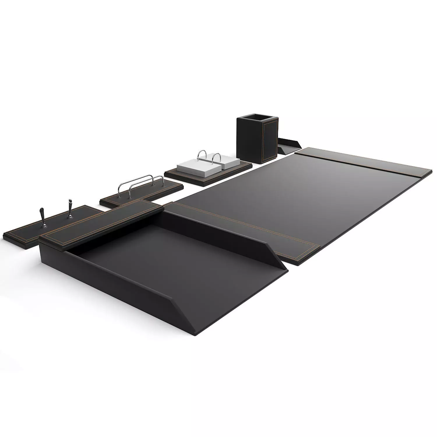 Office accessories 3D model_0