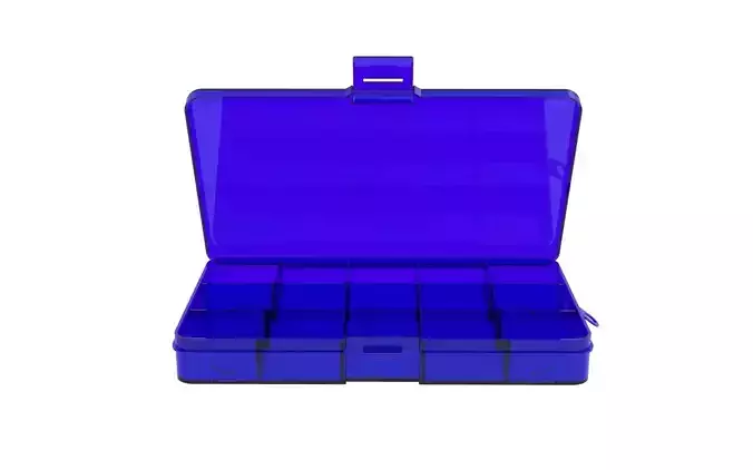 Plastic Box Small size with Compartments