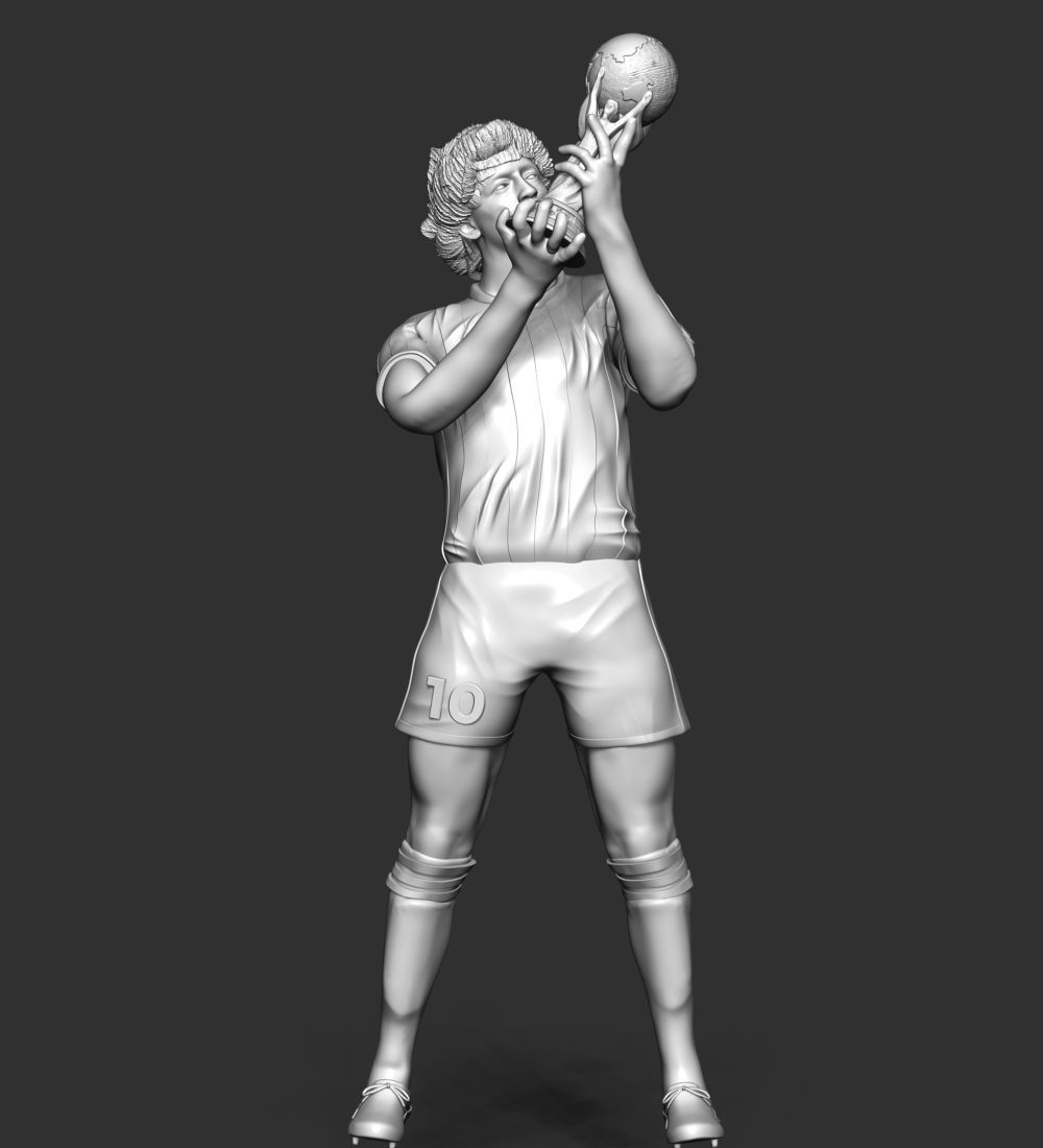 Diego Maradona 3D print model_19
