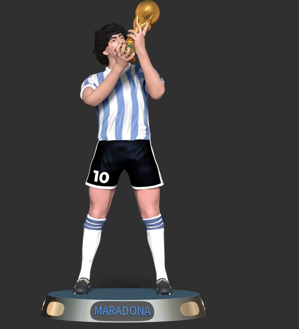 Diego Maradona 3D print model_14