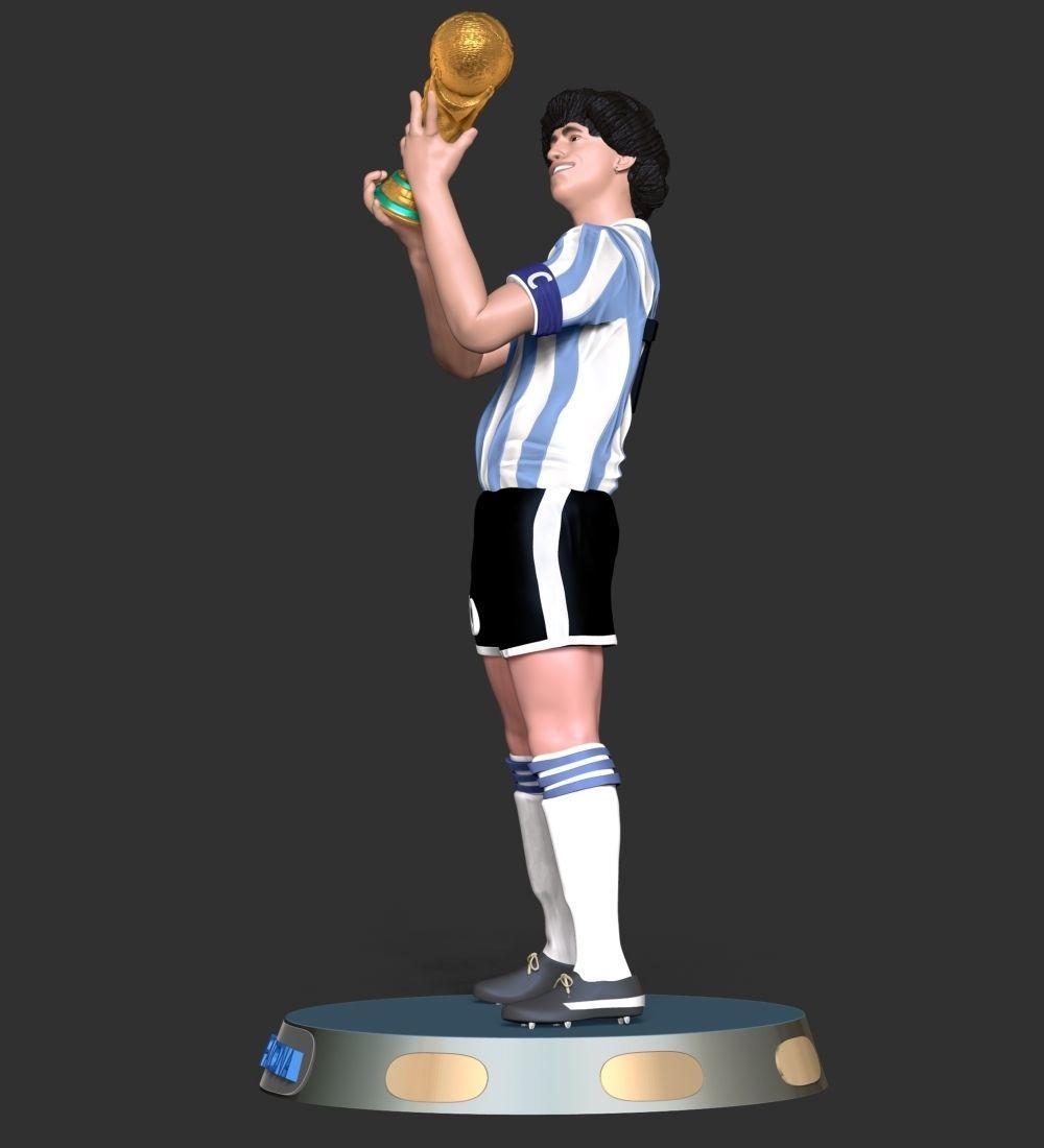 Diego Maradona 3D print model_15