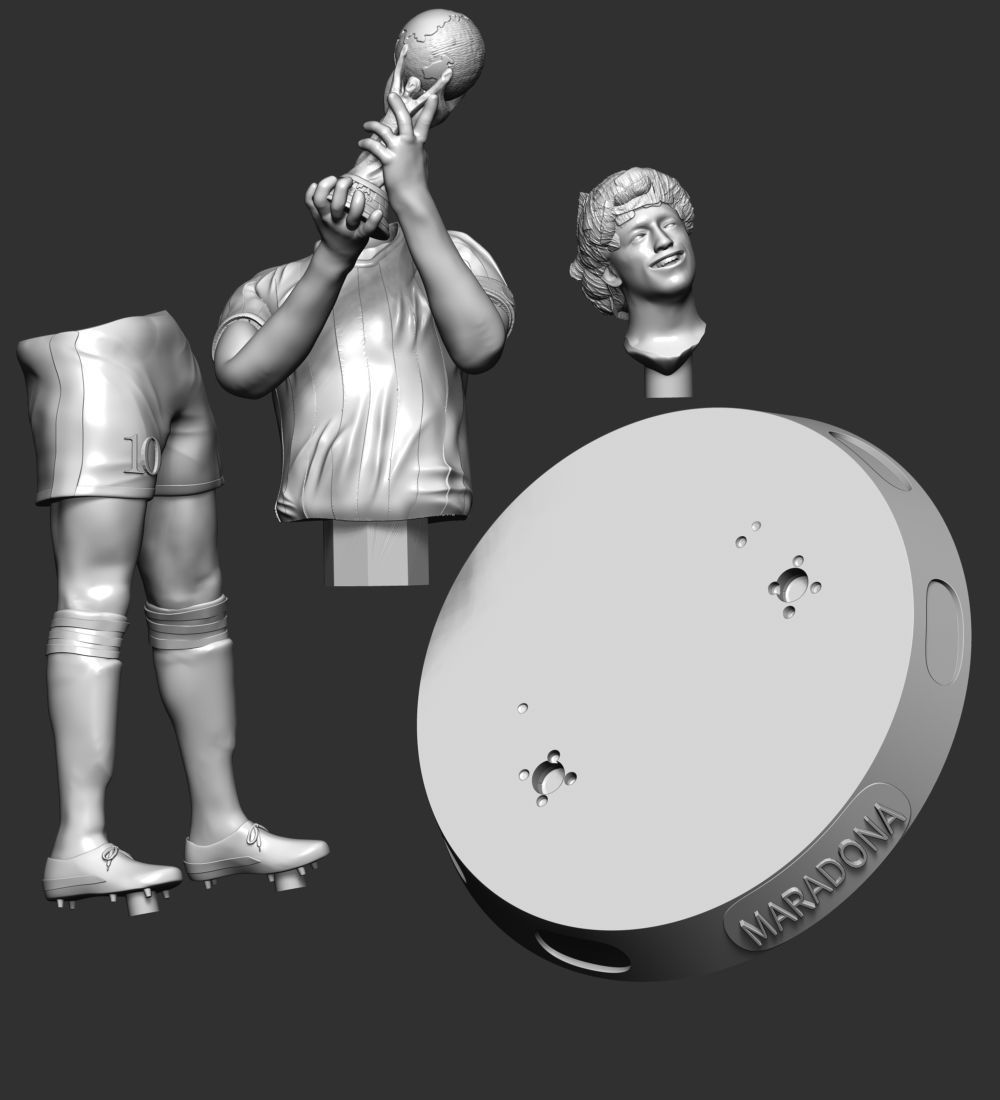 Diego Maradona 3D print model_28
