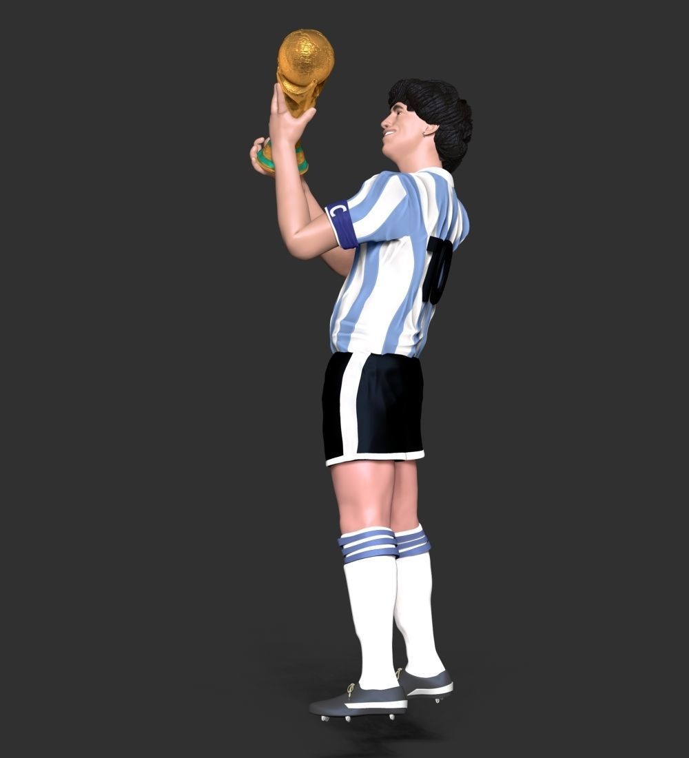 Diego Maradona 3D print model_11