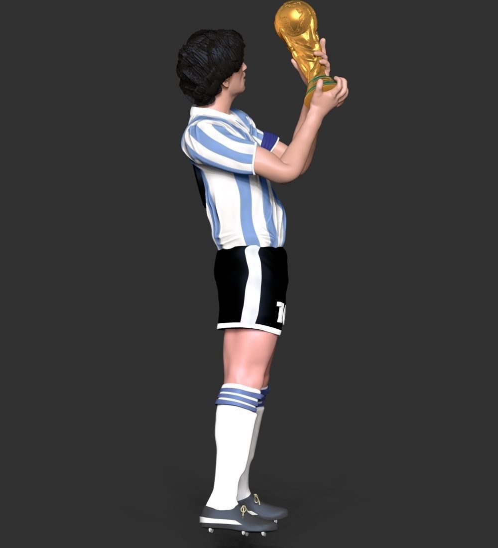 Diego Maradona 3D print model_12