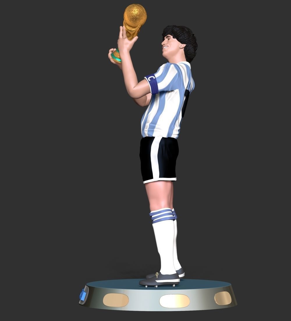 Diego Maradona 3D print model_16