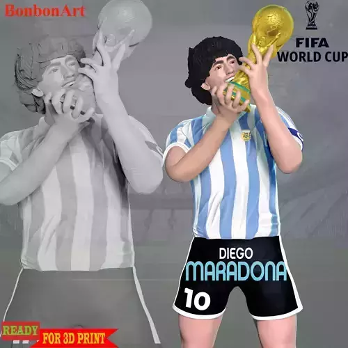 Diego Maradona 3D print model