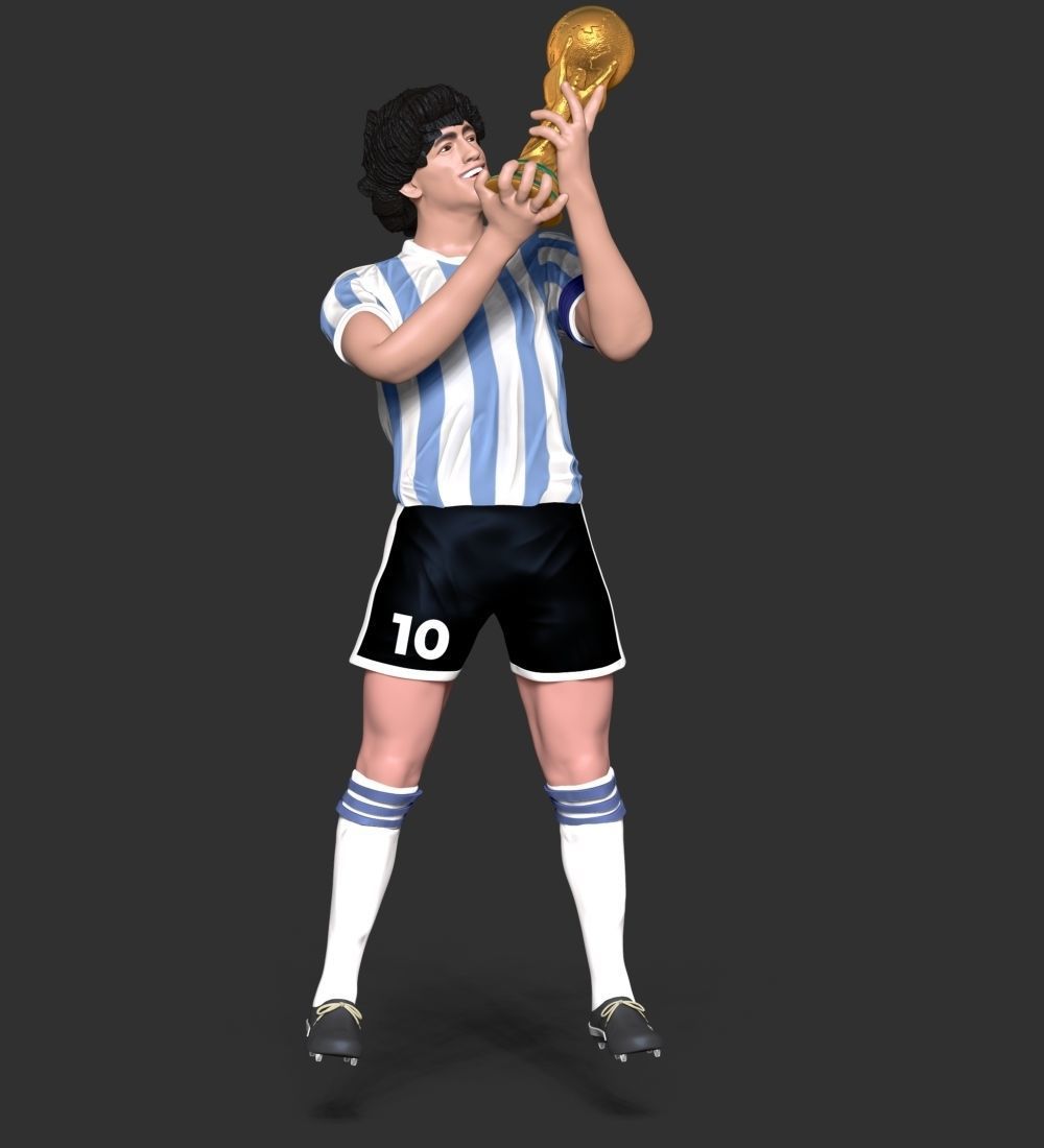 Diego Maradona 3D print model_9