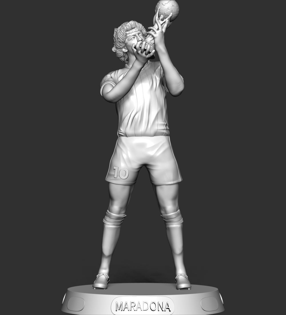 Diego Maradona 3D print model_24