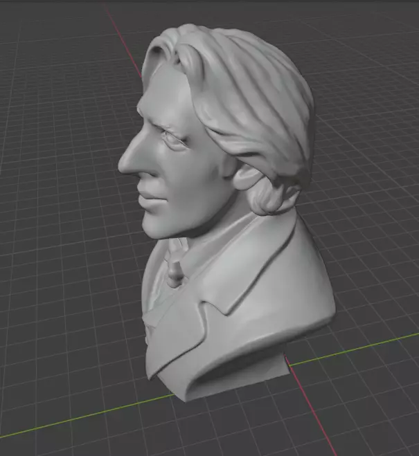 Oscar Wilde 3D print model_21