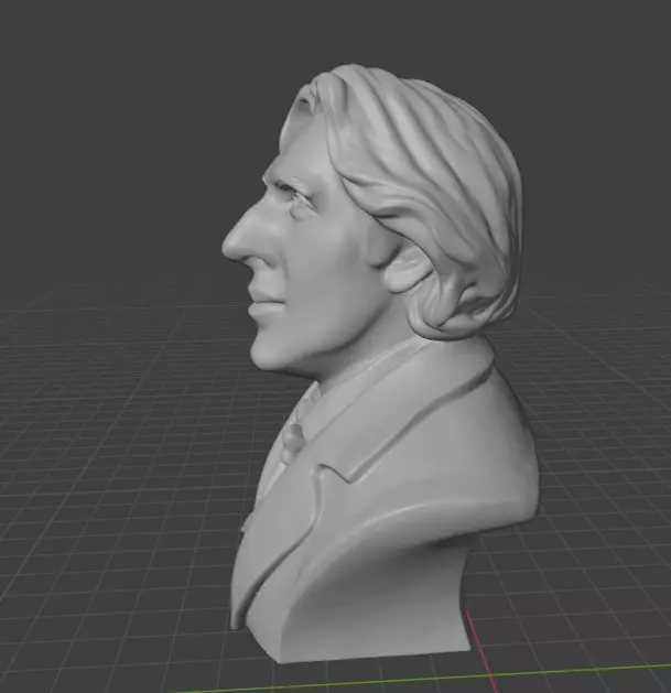 Oscar Wilde 3D print model_9