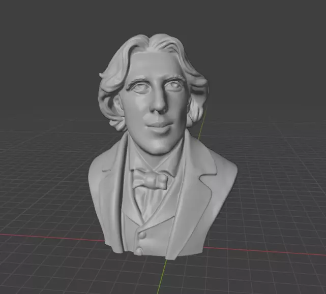 Oscar Wilde 3D print model_12