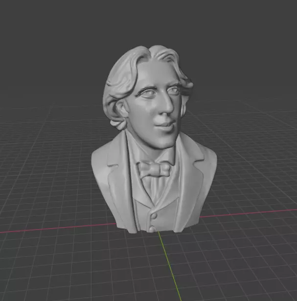Oscar Wilde 3D print model_3