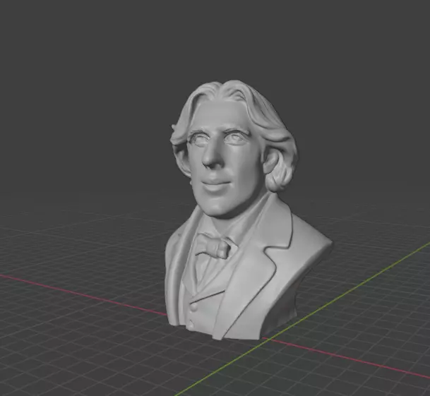 Oscar Wilde 3D print model_19
