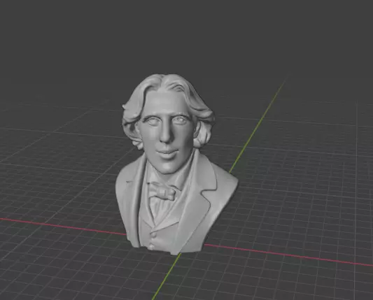 Oscar Wilde 3D print model_2