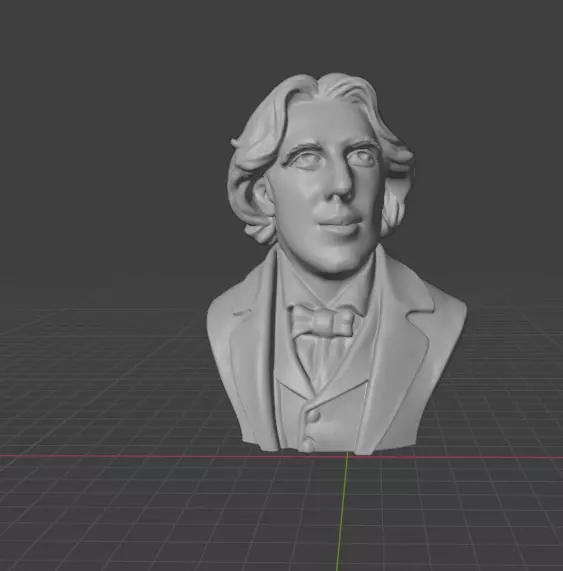 Oscar Wilde 3D print model_6