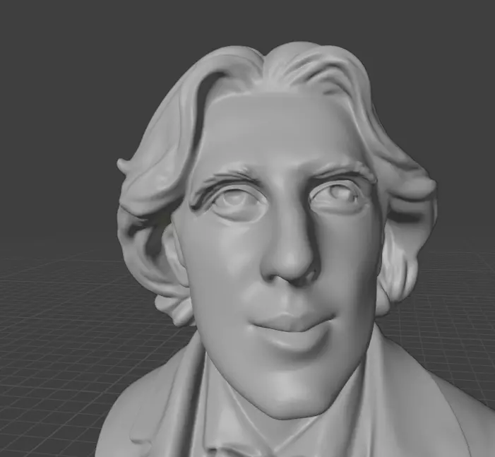 Oscar Wilde 3D print model_22