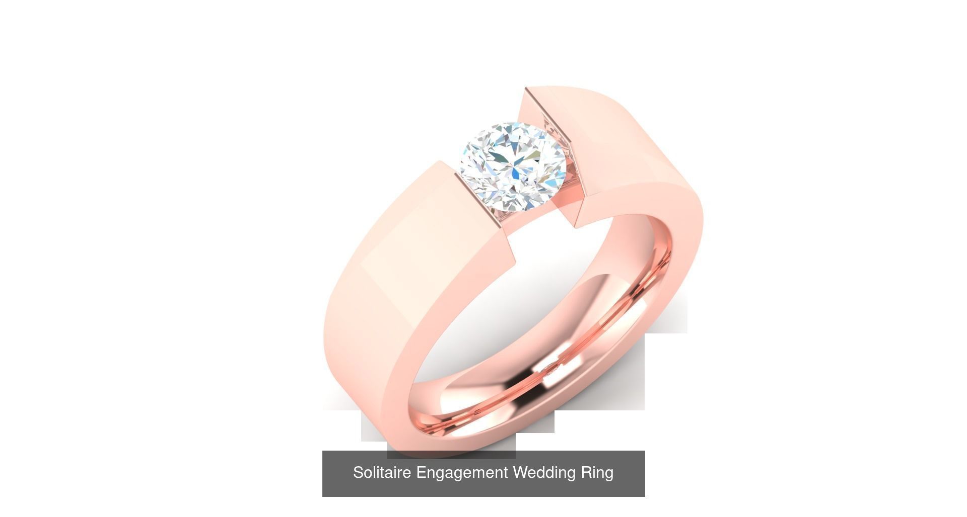 15 Wedding Engagement Dual tone Solitaire Rings Collection _14