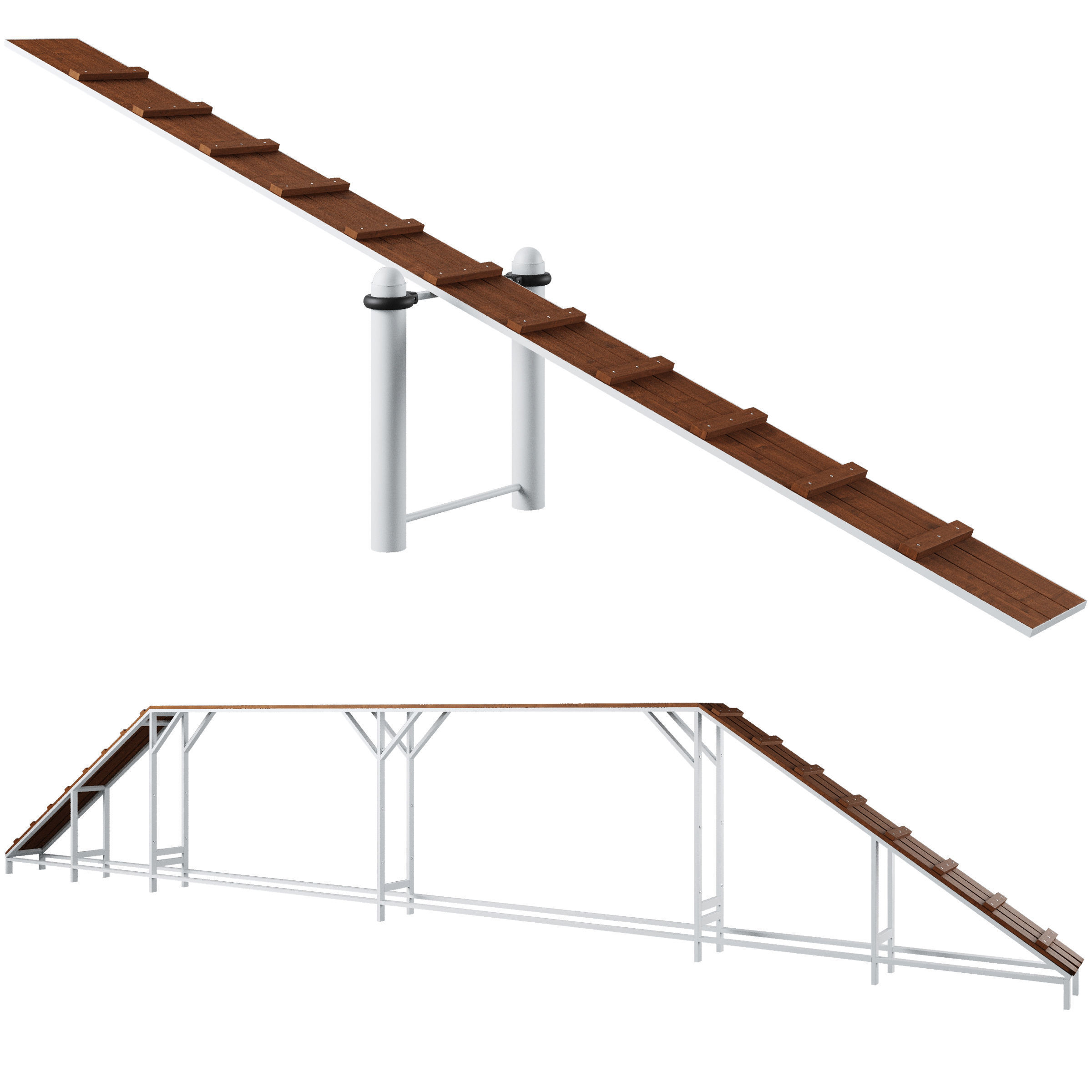 Equipment for dog training grounds 3D model_5