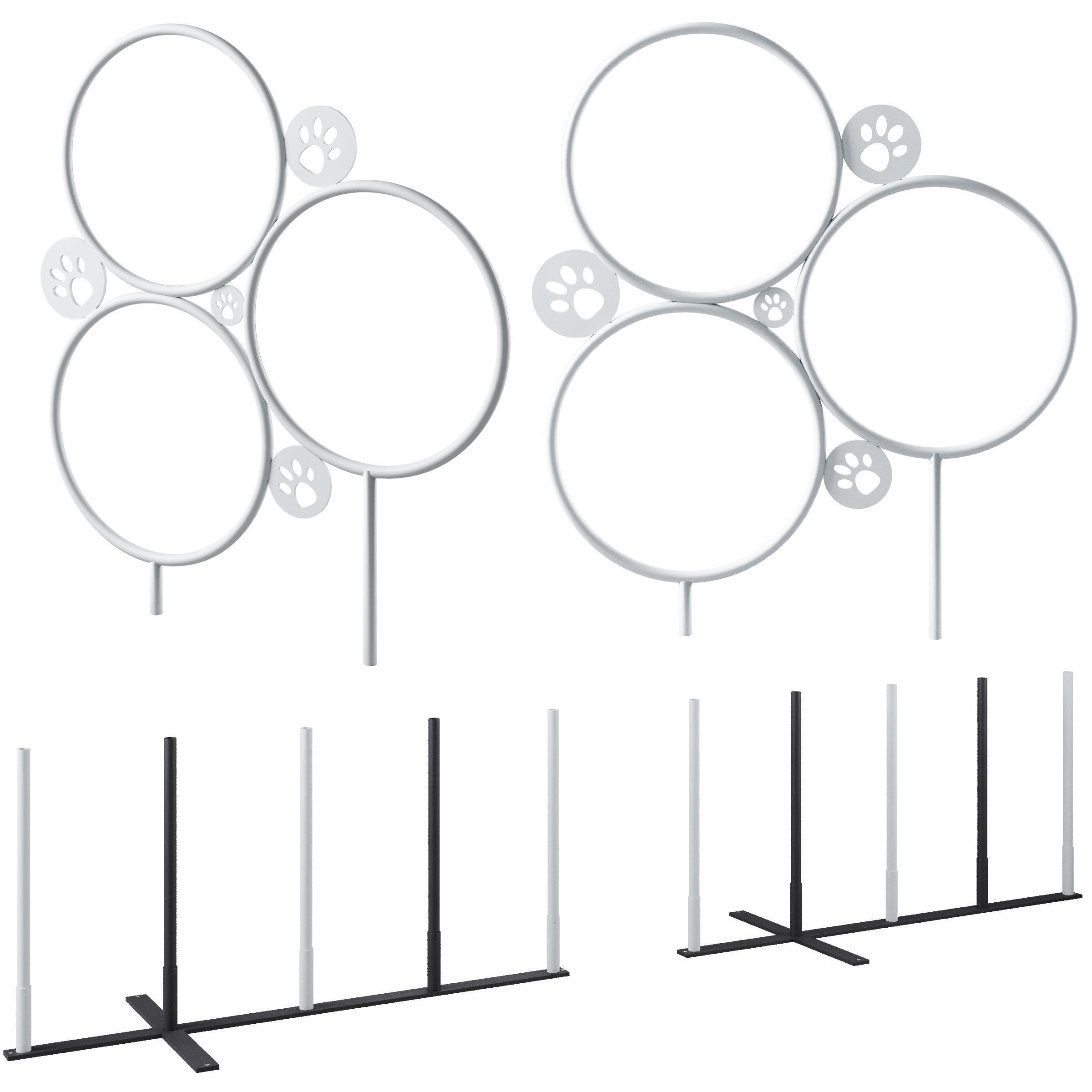 Equipment for dog training grounds 3D model_6