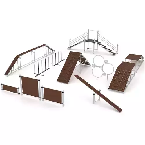 Equipment for dog training grounds