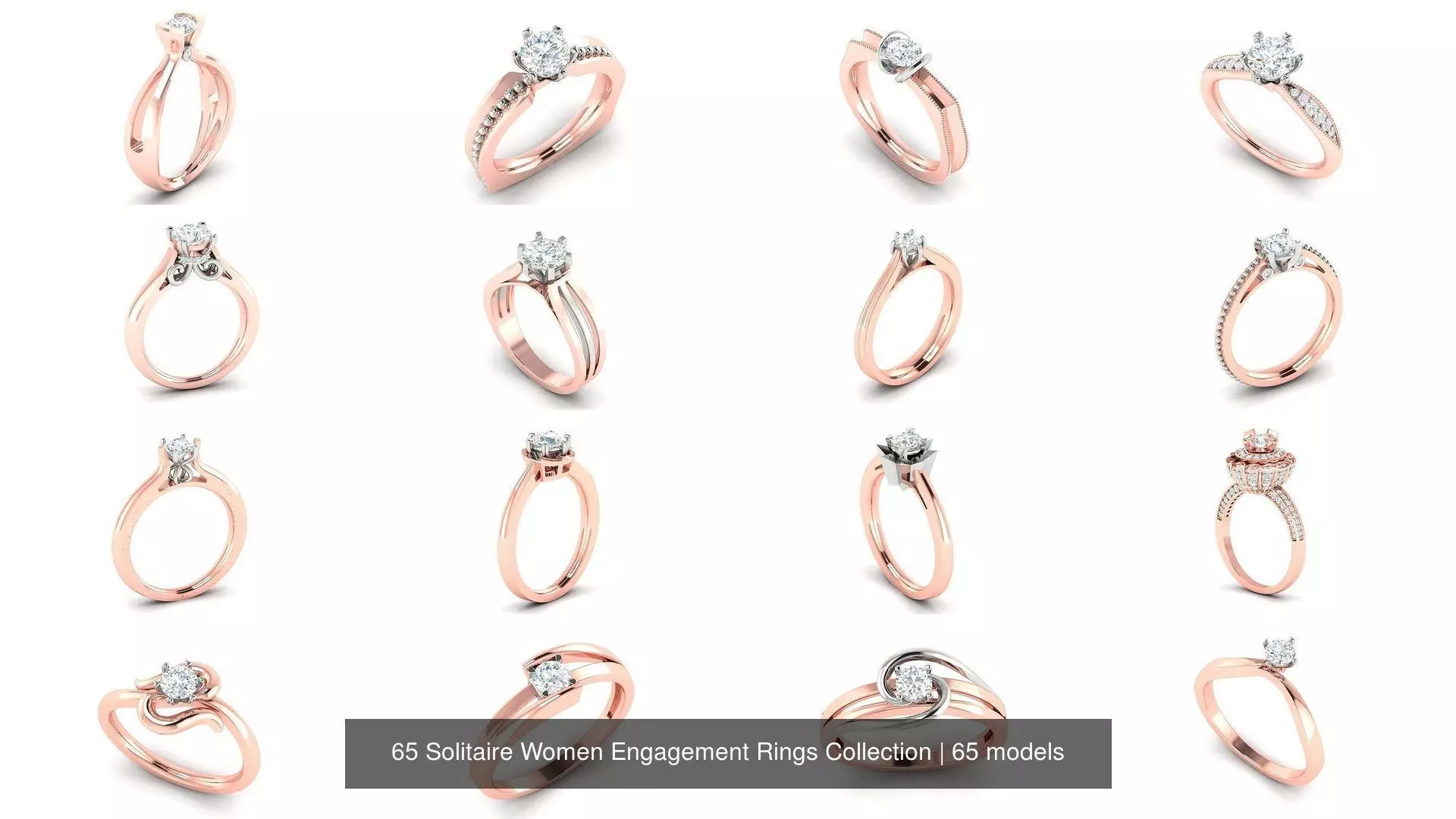 65 Solitaire Women Engagement Rings Collection _0