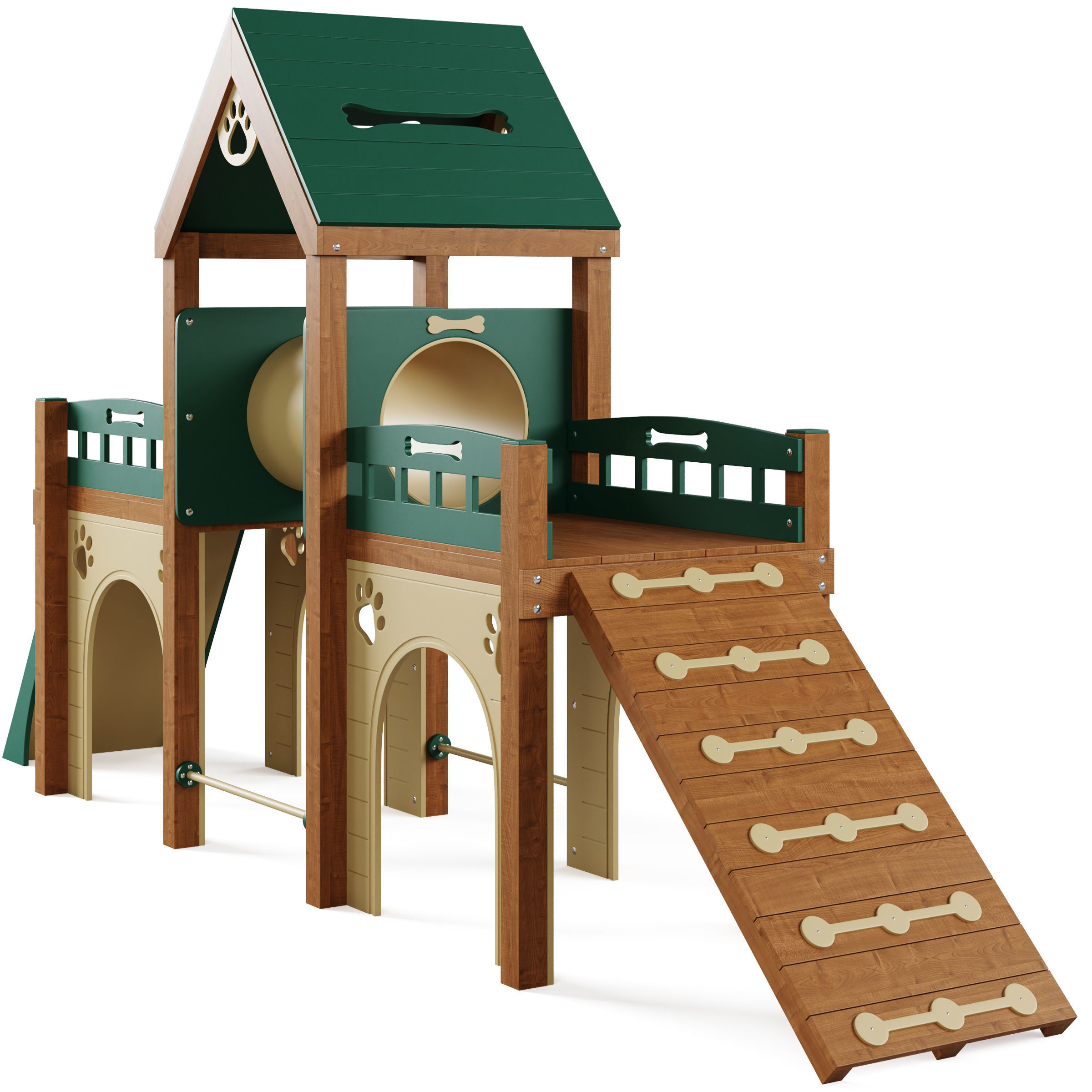 Dog training ground equipment 2 by TerraBound Solutions 3D model_4