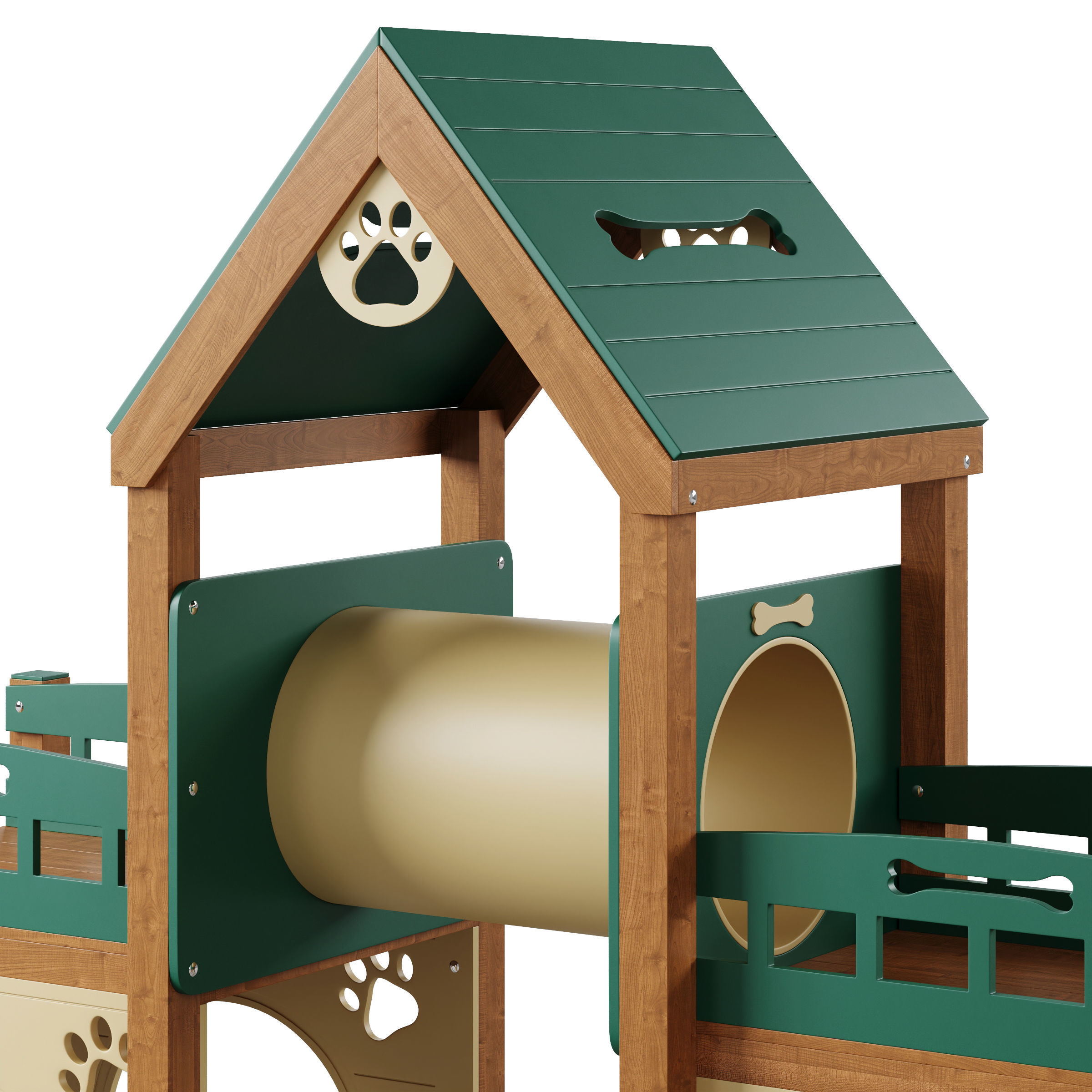 Dog training ground equipment 2 by TerraBound Solutions 3D model_3