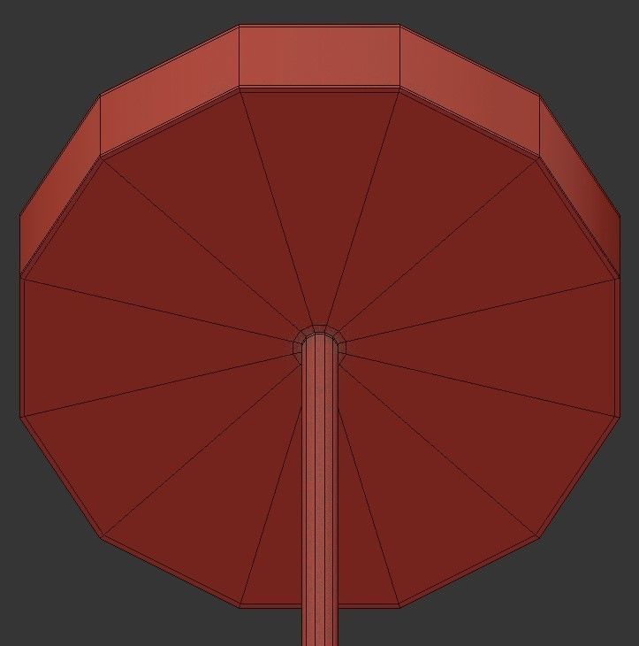 MINTON gold pendant light 3D model_3