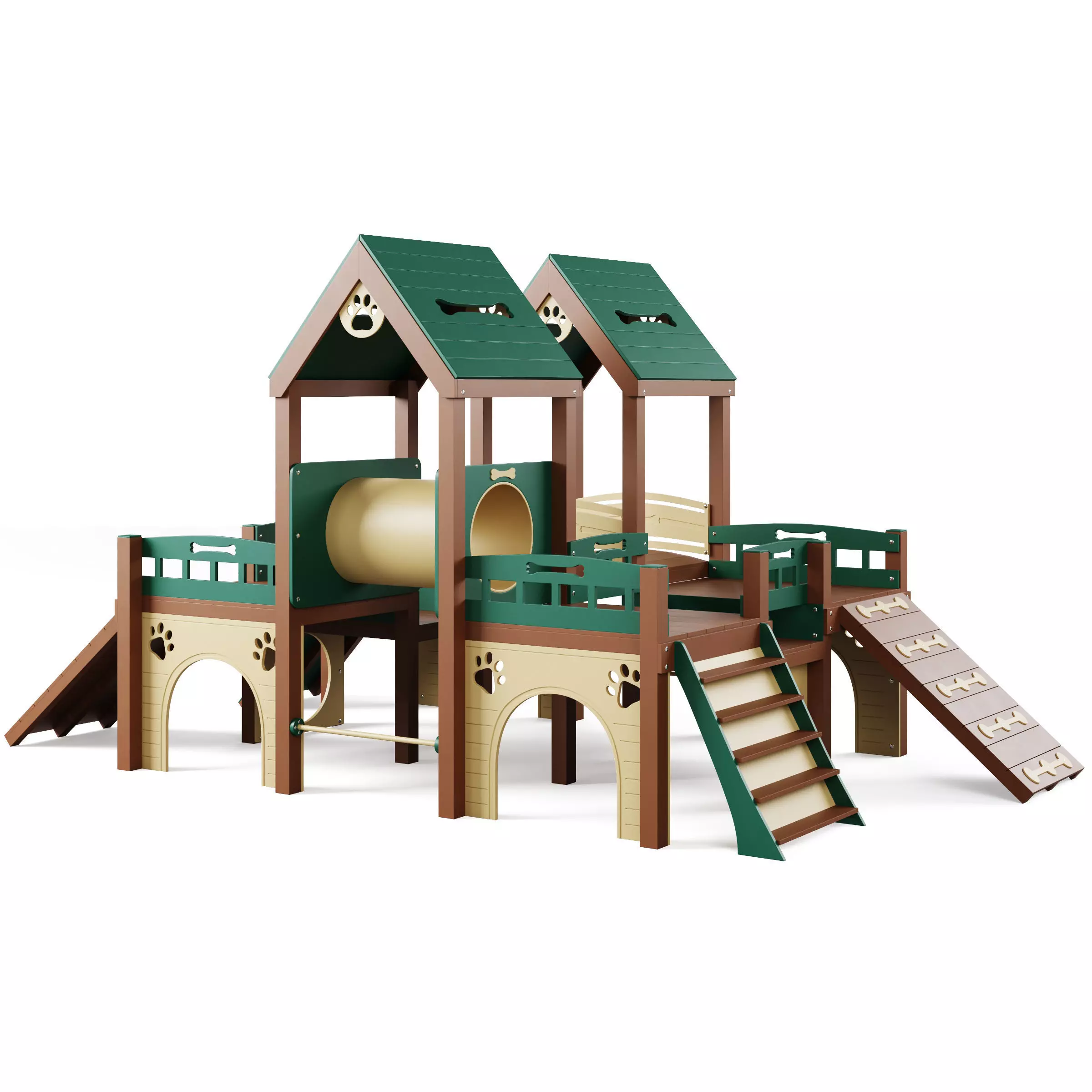 Dog training ground equipment 3 by TerraBound Solutions 3D model_0