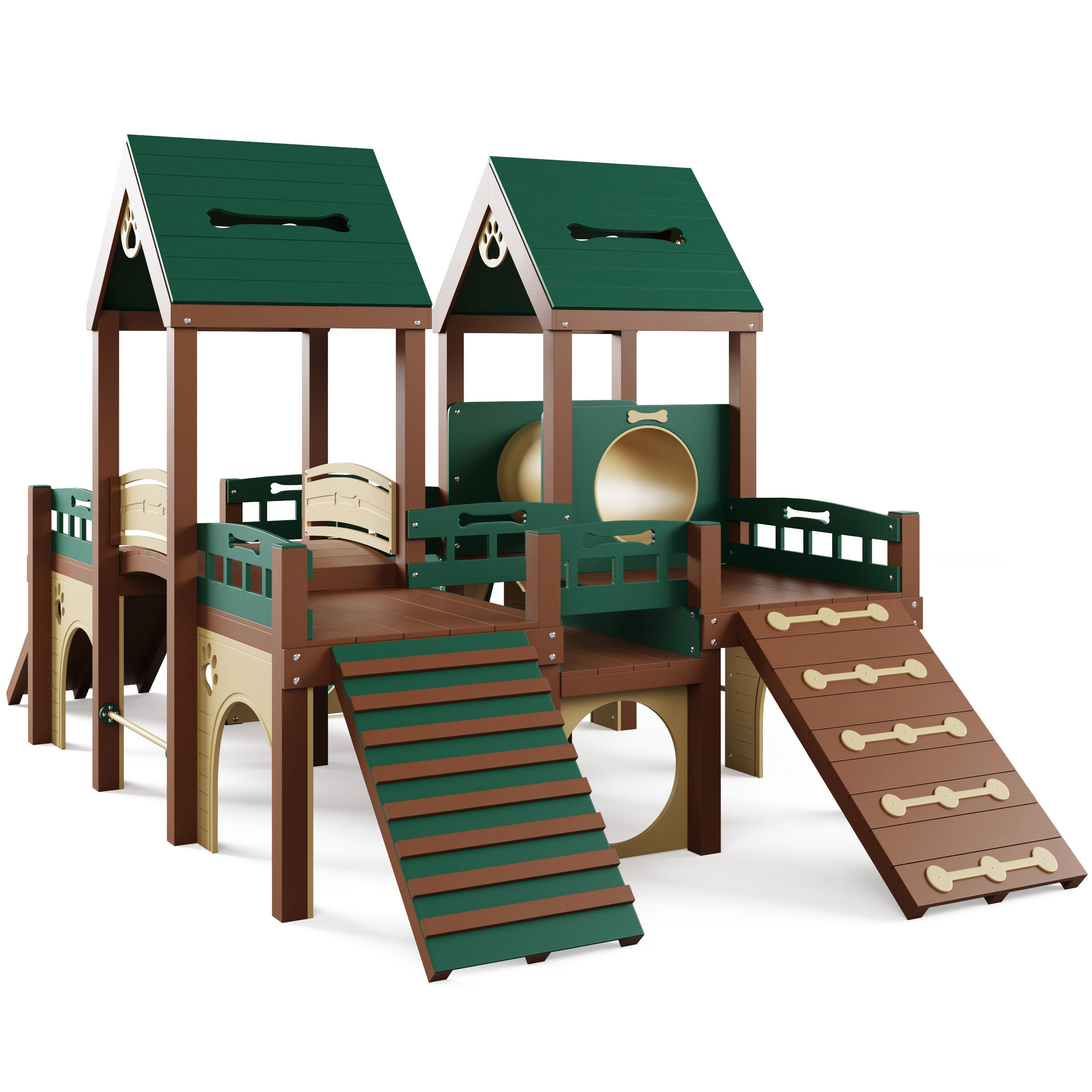 Dog training ground equipment 3 by TerraBound Solutions 3D model_2