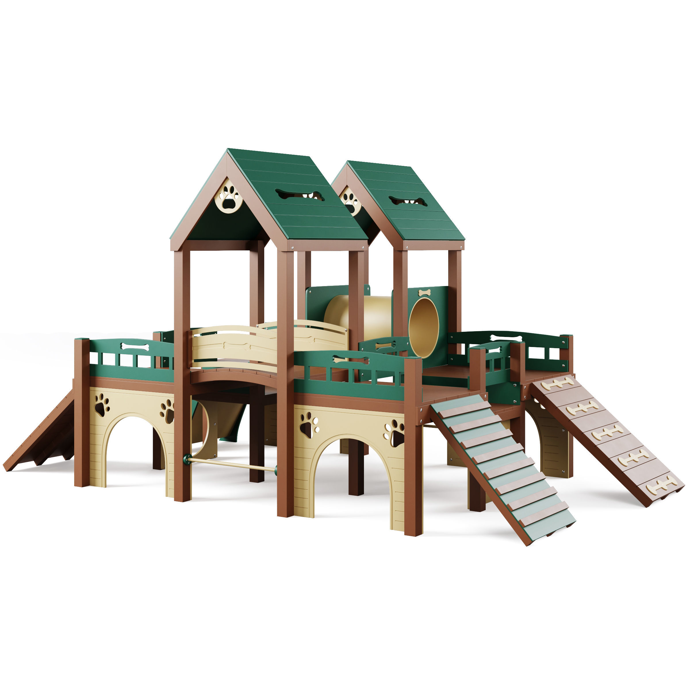 Dog training ground equipment 3 by TerraBound Solutions 3D model_1