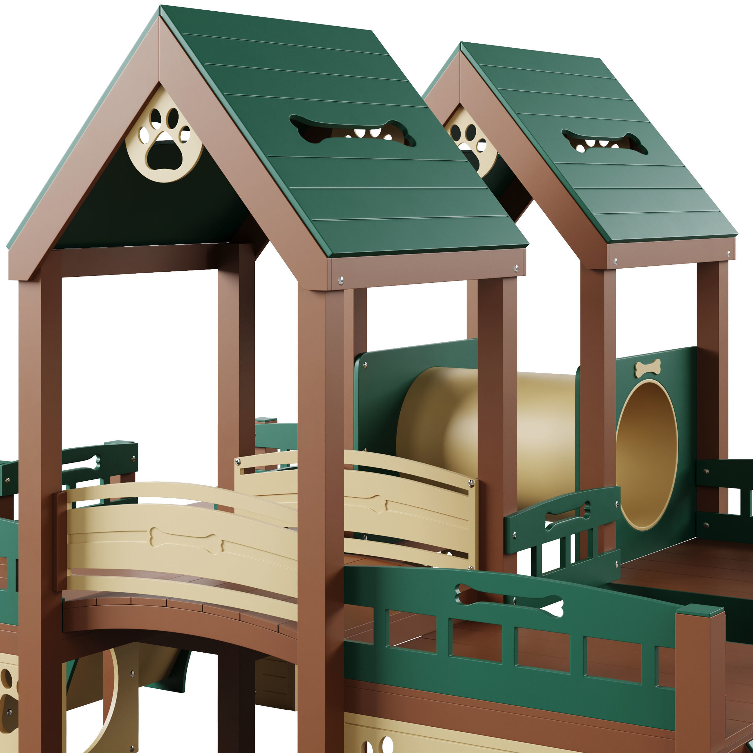 Dog training ground equipment 3 by TerraBound Solutions 3D model_5