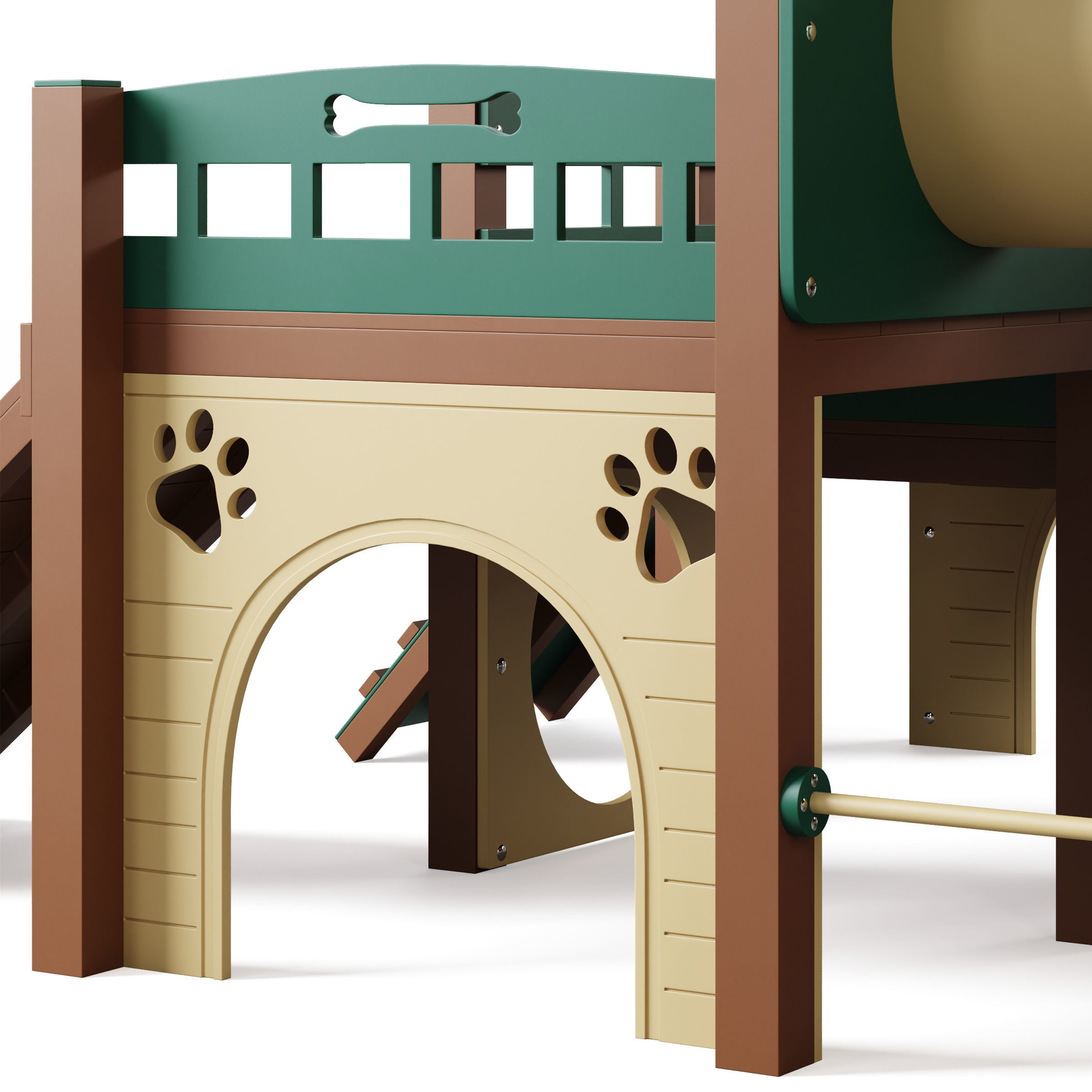 Dog training ground equipment 3 by TerraBound Solutions 3D model_4