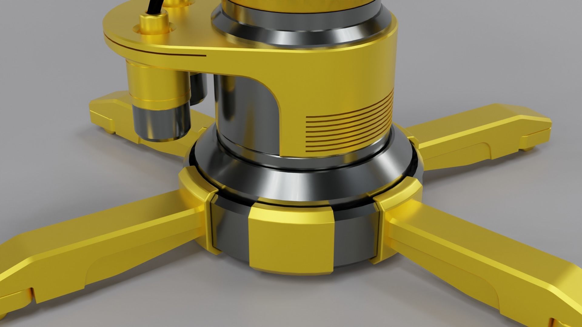 Sci-Fi Model 3D robotic arm 3D model_4