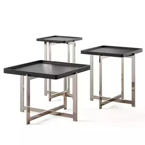 Fendi Casa Ripple Square Coffee Table 3D model