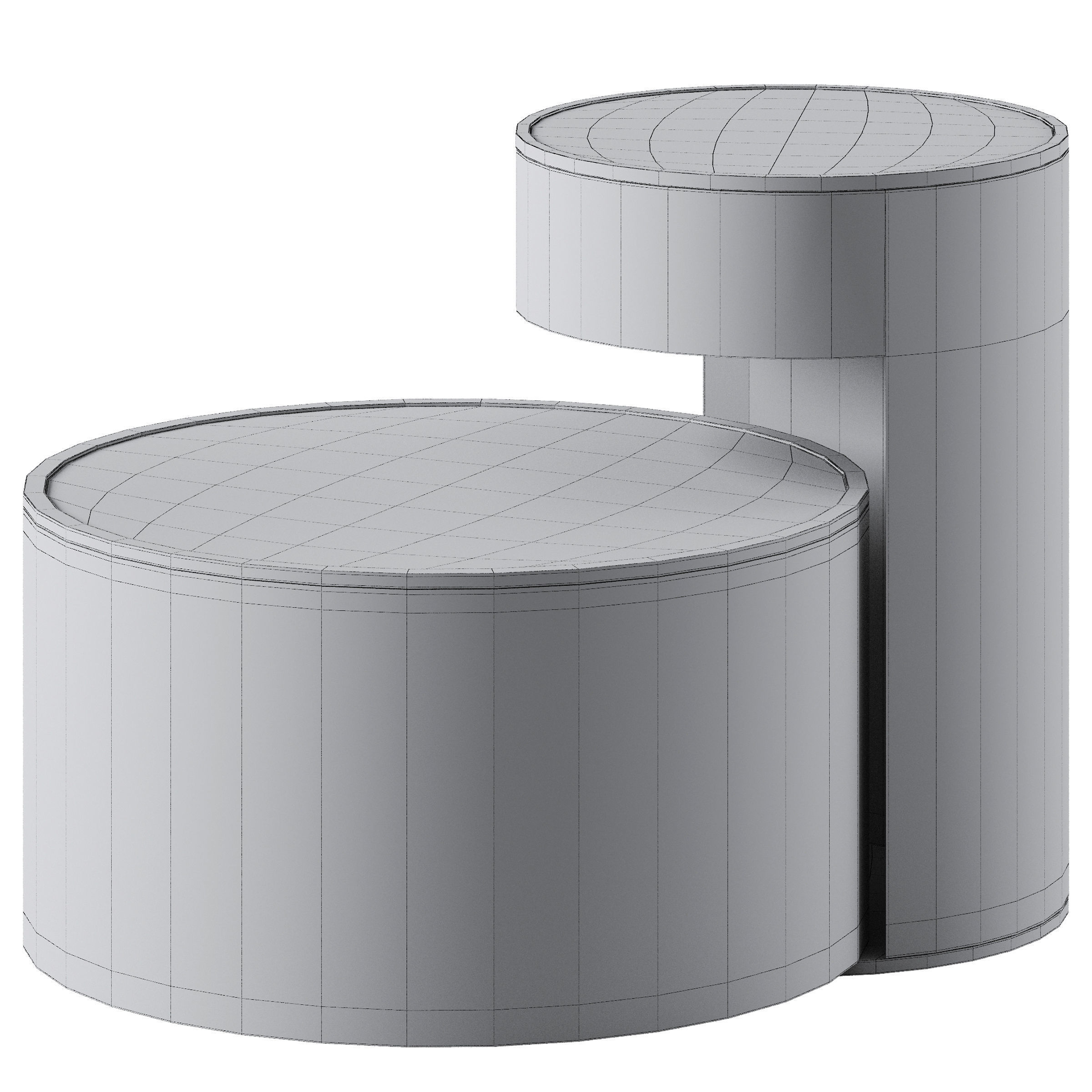 Fendi Casa Constellation Wood Coffee Table 3D model_3