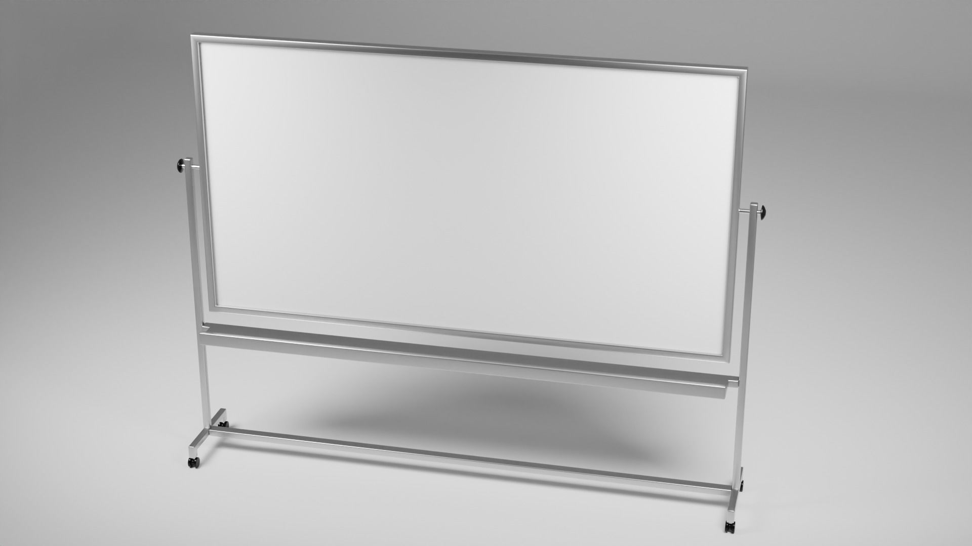 Whiteboard - Low-poly empty Low-poly 3D model_4