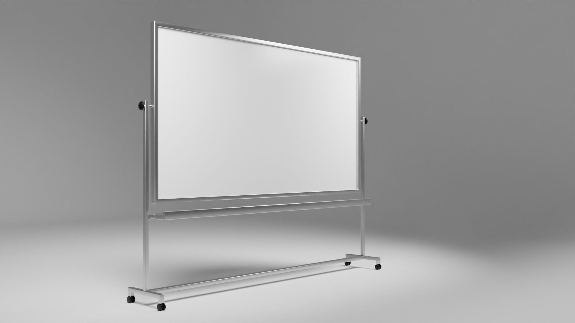 Whiteboard - Low-poly empty Low-poly 3D model_2