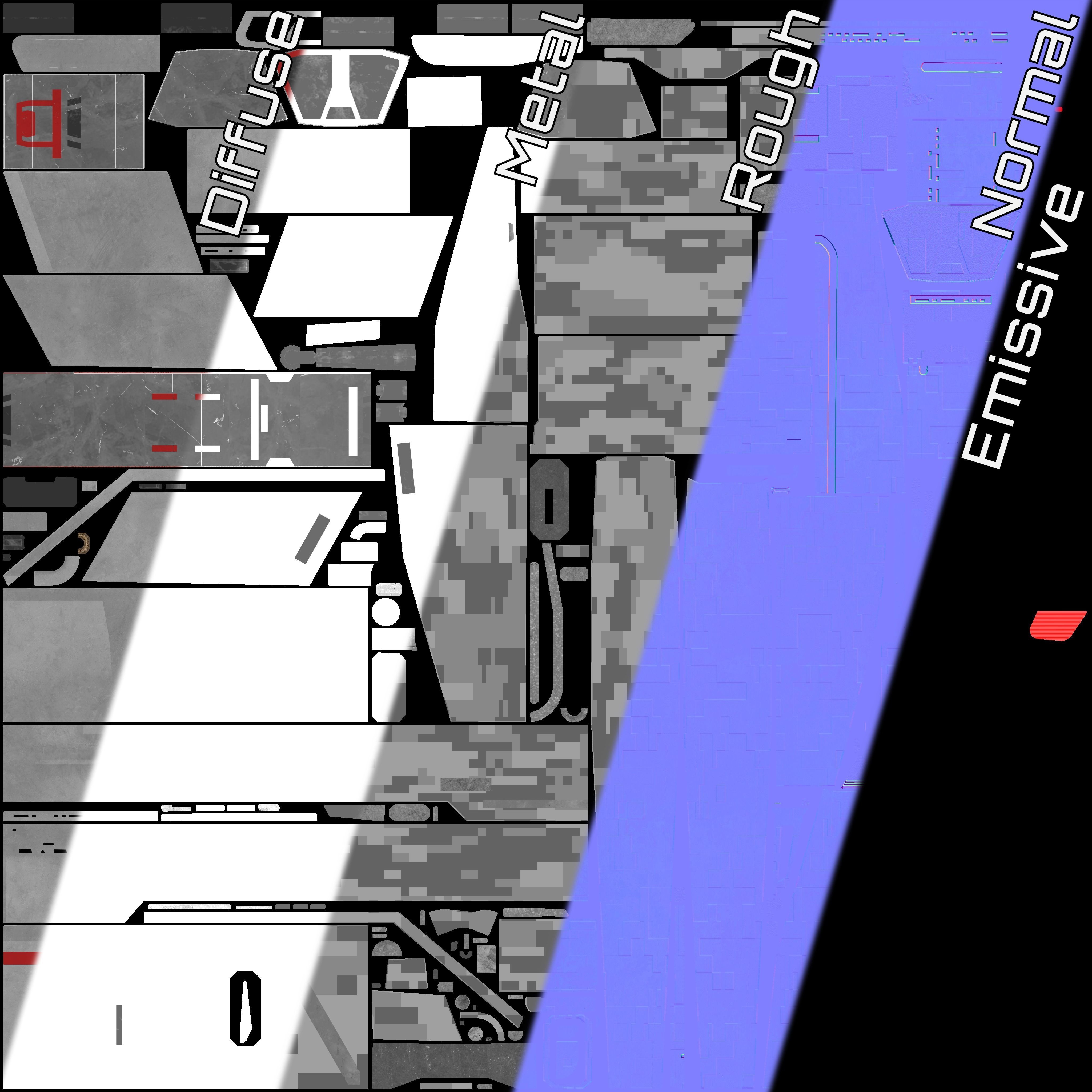 Star Trek Hiawatha-Class Starship Low-poly 3D model_2