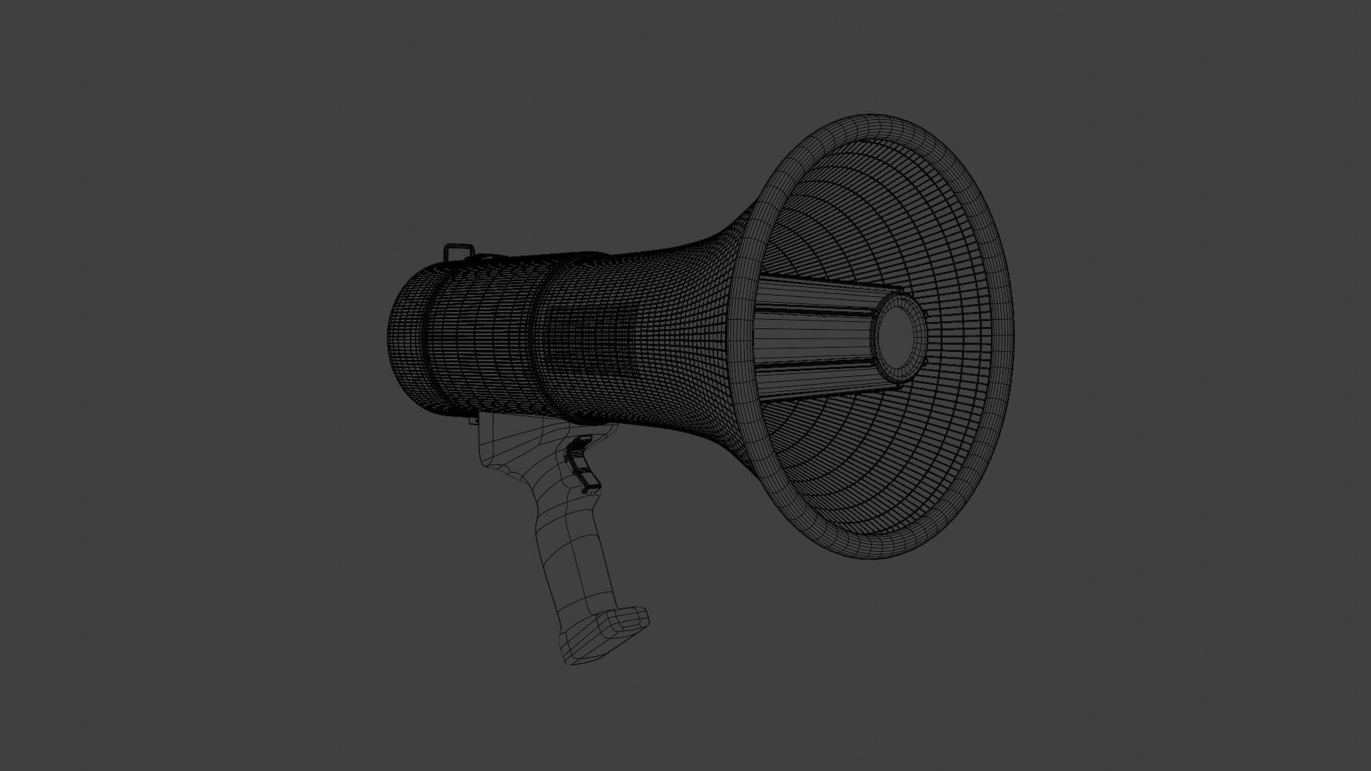 Megaphone Bullhorn Pyle H-4744-S2 3D model_5
