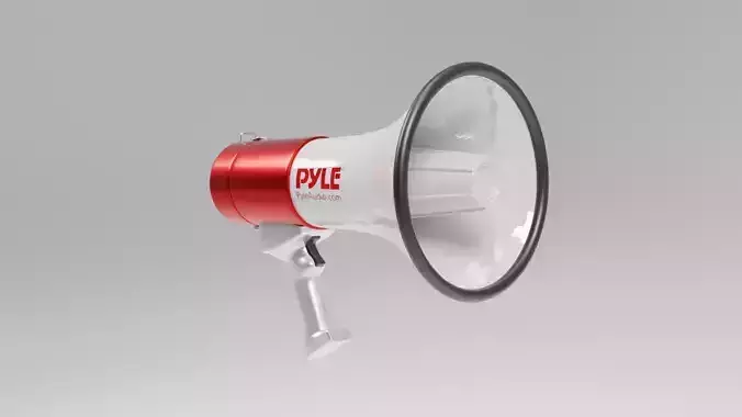 Megaphone Bullhorn Pyle H-4744-S2 3D model