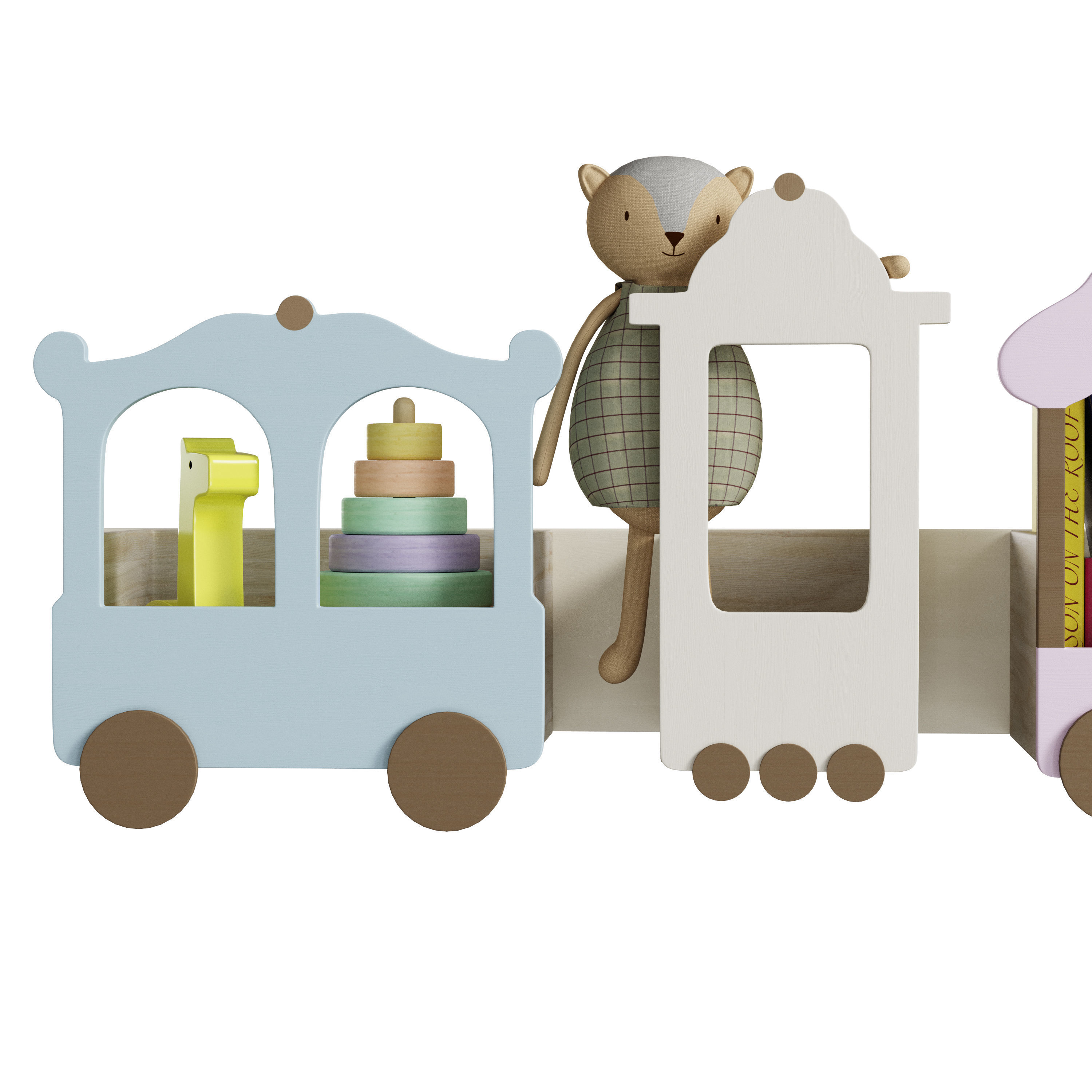 Train shelf Express to Fantasy by  Up Warsaw 3D model_1