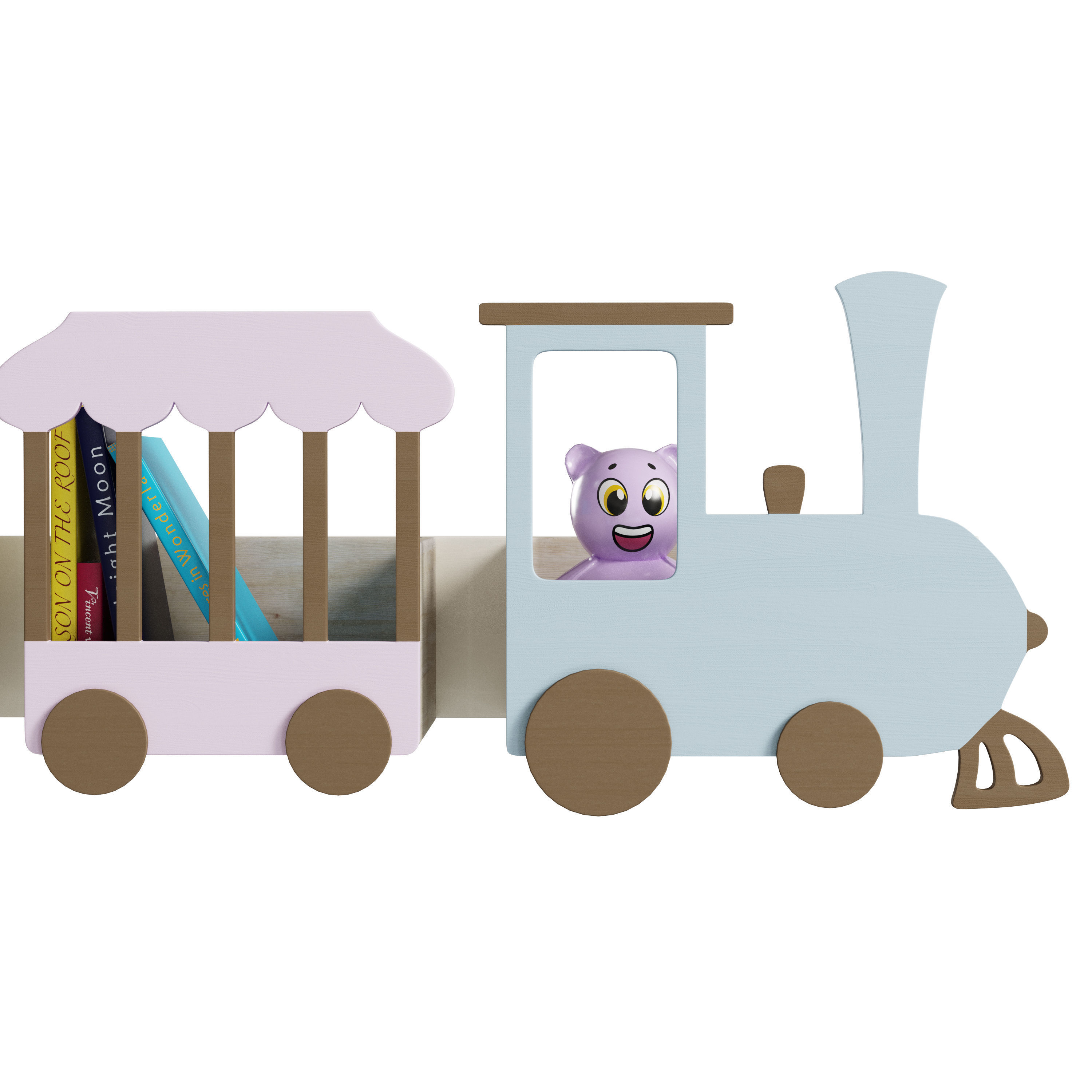 Train shelf Express to Fantasy by  Up Warsaw 3D model_2