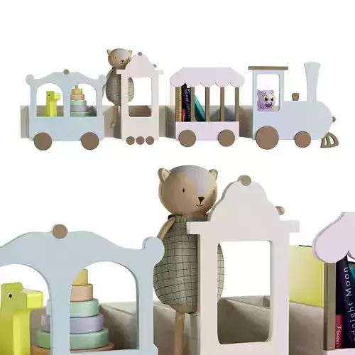 Train shelf Express to Fantasy by  Up Warsaw