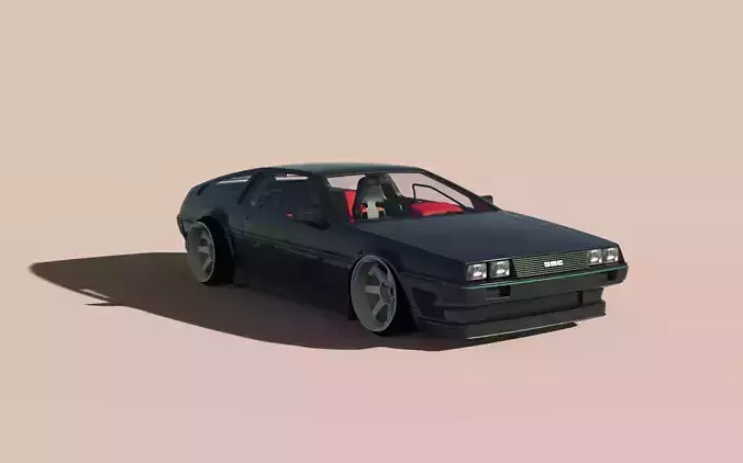 DMC DeLorean 3D model